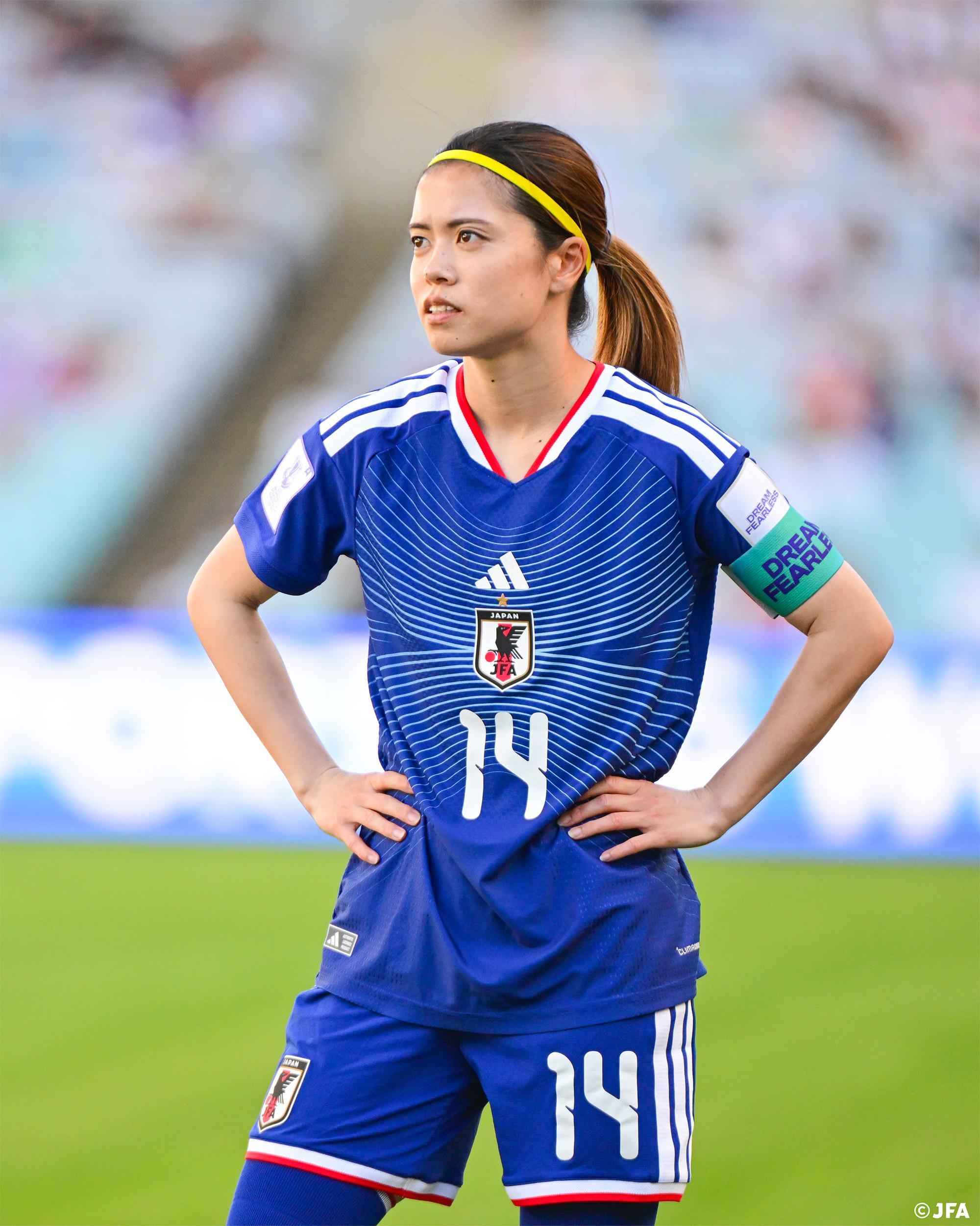 里程碑，日本女足国脚长谷川唯完成国家队第100次出场